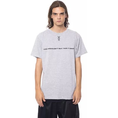 Grijze Korte Mouwen Graphic T-shirt