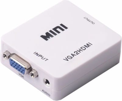 HDMI naar VGA + 3,5mm Jack converter / wit