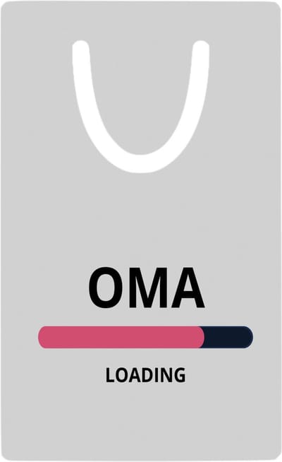 Hacebo® - oma loading metalen boekenlegger - Oma - ochtendkoffie laden - verjaardagscadeau - verjaardag - cadeau - cadeautje voor oma - oma artikelen - kado - geschenk - gift Bladwijzer boekenleggers - 7.6 cm x 5cm