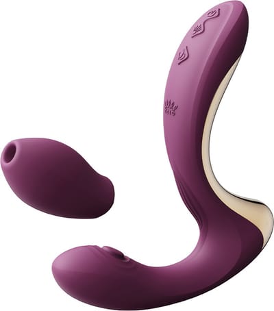 Zalo - Talis - G-Spot Pulsewave Vibrator met Zuigfunctie en Verwarmfunctie - Amethyst Paars