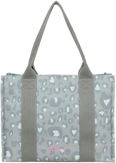 Fritzi aus Preußen schoudertas Tote Shopper Canvas Leo Jungle groen