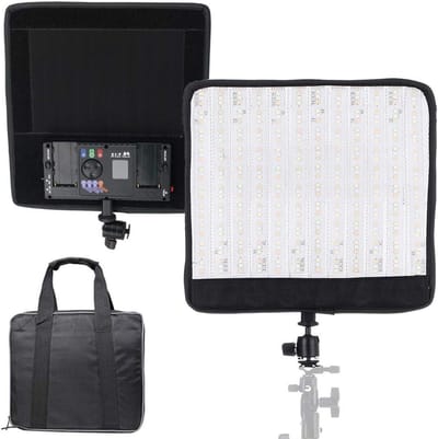 Professionele Vouwbare RGB LED Camera Verlichting Kit voor Fotografie, 2700K-9999K, Flexibel en Draagbaar