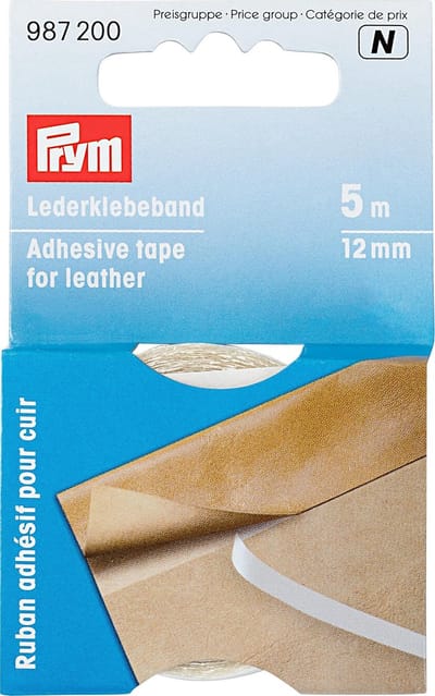 PRYM Zelfklevende tape voor leder 12 mm 987200 - Garen toebehoren en vervangers - Prym