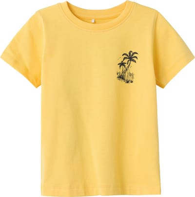 Name it t-shirt jongens - geel - NMMfole - maat 98