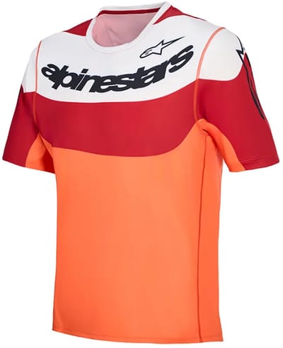 Alpinestars Bicycle A-dura Race Korte Mouw Enduro Trui Oranje L Man