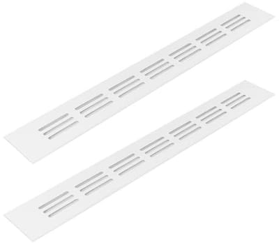 Aluminium Ventilatieroosters 40x300mm Pack van 2 - Voor HVAC, Verwarming, Koeling en Ventilatie