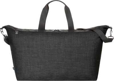 Sporttas - reistas - zwart gemêleerd - 46 Liter - 45 x 55 x 25 cm - gerecycled materiaal - praktisch - Halfar - Europe