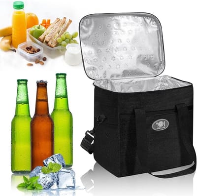 Vouwbare Koeltas 16L - Thermische Tas voor Picknick, Lunch en Kantoor - Draagbare IJs Tas met Koelcompartiment