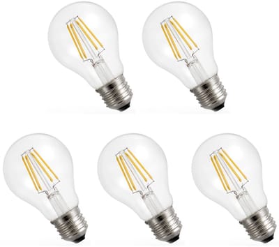 Spectrum LED Lamp E27 4W 230V - 450 Lumen - 2700K Warm wit - Gezellig licht - Energiezuinig - 5 stuks