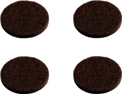 Metafranc - Zelfklevende viltjes voor stoelen en tafels - 28mm - 8 stuks - bruin zwart