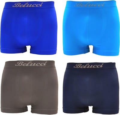 Belucci heren boxershorts microfiber 4pack maat XL/XXL