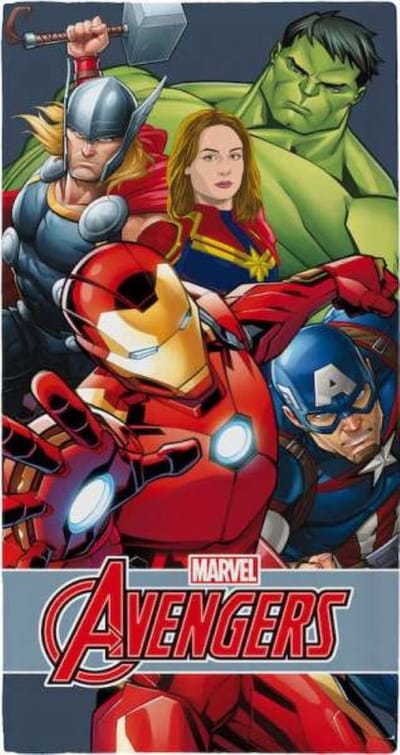 Avengers badhanddoek - 100% katoen - Marvel handdoek / strandlaken - 140 x 70 cm.