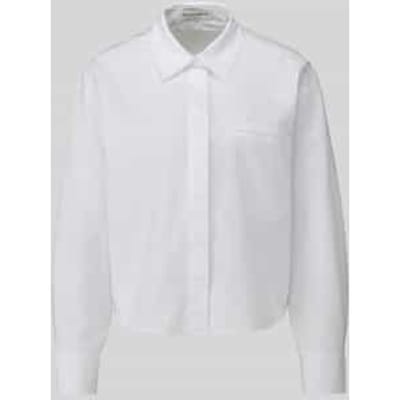 Loose fit overhemdblouse van pure katoen model 'Femi'