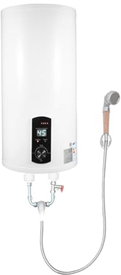 Elektrische Warmwaterboiler 50 Liter met LED-scherm - 220V, 2kW - Efficiënte Warmwatervoorziening