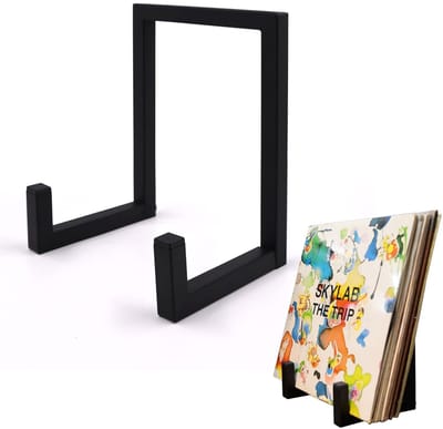 Dailygoods- Vinyl Record Houder - Vinyl Stand - Opslag Rack - CD Display - Meerdere Albums - Stabiele Constructie - Platenrek