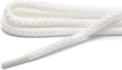 ARIESZZZ Schoenveters - Veters 120 cm - Grof Rond - Wit- 120 cm - 6-8 gaatjes