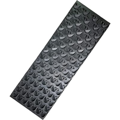 Tapis de Lavage d'Or en Caoutchouc avec Nervures Tapis de Boîte de Lavage pour la Récupération d'Or pour la Prospection en Plein Air black