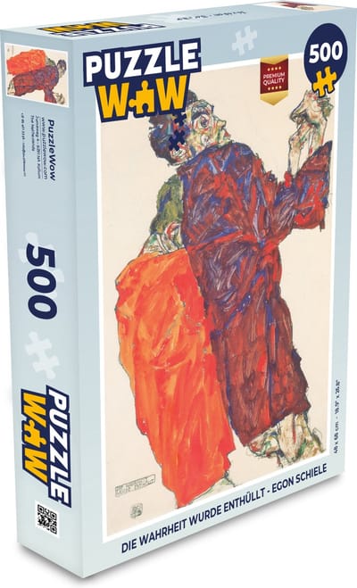 Puzzel Die wahrheit wurde enthüllt - Egon Schiele - Legpuzzel - Puzzel 500 stukjes