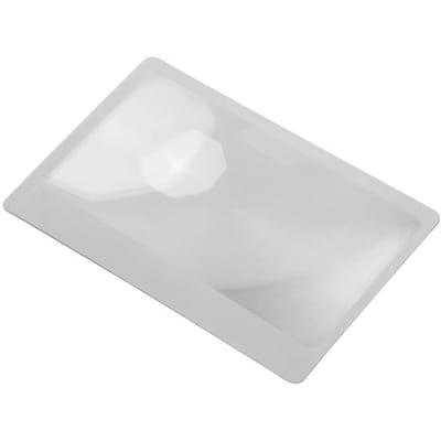 Vergrootglas - Fresnel Lens - Creditcard Formaat