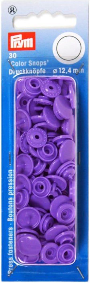 Drukknoop ColorSnaps 12,4 mm seringen 30 st. - Drukknopen Color Snaps - Prym