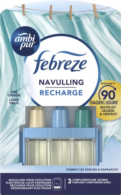 Ambi Pur Luchtverfrisser - Fris Linnen - Navul - 20 ml