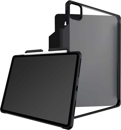 Itskins, Hoesje geschikt voor iPad Pro 11'' 2020 - Folio Hybrid R Versterkt & 100% Gerecycled Plastic, Transparant