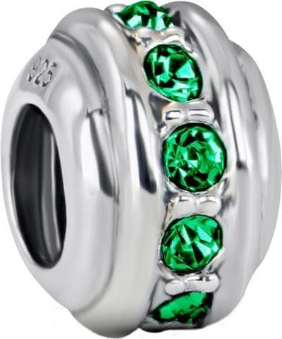 Quiges - 925 - Zilveren - Bedels -Sterling zilver - Beads - Ornament Kraal Charm - Geschikt – voor - alle bekende merken - Armband Z116