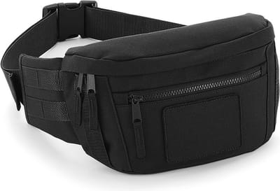 Bagbase Heuptas - zwart - groot - buideltas voor volwassenen - wandelen