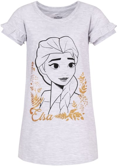 Disney Frozen NACHTPLAGUE voor meisjes 100% KATOEN met korte mouwen voor meisjes OM IN TE SLAPEN