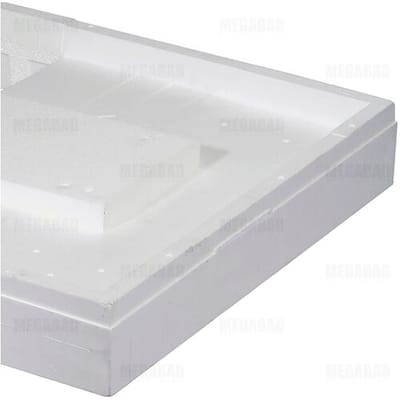 Mauersberger shower tray support in styrofoam for Lutea 80 x 80 cm, super flat 5612080001