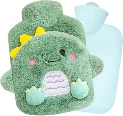 Fluffy Warmwaterkruik 400 ml met Zachte Hoes voor Kinderen - Ideaal voor Koude Dagen en Comfort
