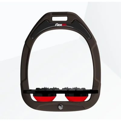Platte Ultra Grip Beugels Bruin/Zwart/Rot Flex-On Green Composite