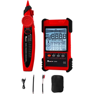 TOOLTOP ET616 Draagbare draagbare kabeltester met LCD-scherm Analoge digitale zoekfunctie POE-testkabel ET616