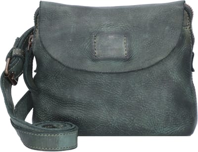 HAROLD'S Leren Schoudertas Gordeltas Submarine Shoulder- / Beltbag Green Donkergroen