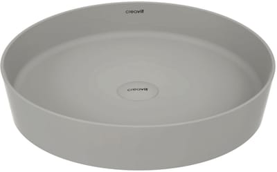 Creavit Loop Opbouw Waskom – 45 cm – Koel Grijs