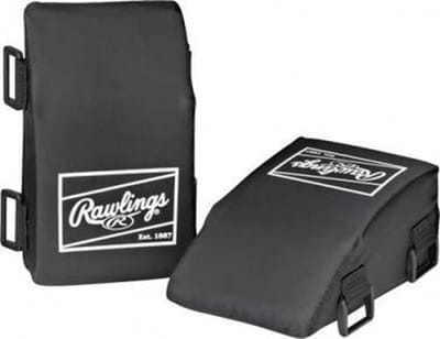 Rawlings - Honkbal - MLB - Catcher Uitrusting - Catcher Kneesavers - Zwart - Volwassenen