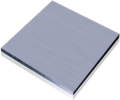 Aluminium Plaat - Metaalplaat Vlak - Doe-het-zelf Projecten - Hoge Plasticiteit - 500x500mm 1mm - Naturel
