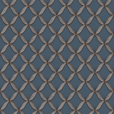 Fabric Touch geometric brown - FT221227