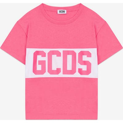 T-shirt band logo kind/a fuchsia fluo