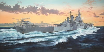 HobbyBoss Modelbouwpakket Schepen - 86517 Battleship USS Iowa BB-61 Plastic - 1:350 - Modelbouw