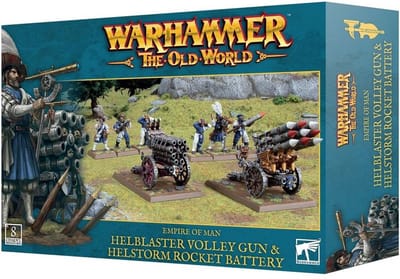 Warhammer - The Old World - Empire of Man - Helblaster Volley Gun & Helstorm Rocket Battery (06-114)