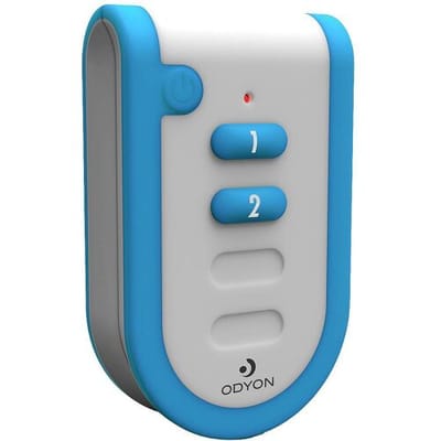 m-e modern-electronics Odyon ODYON pro HS-2 3 V Draadloze handzender, Afstandsbediening met ontvangstcontrole 2-kanaals Bereik max. (in het vrije