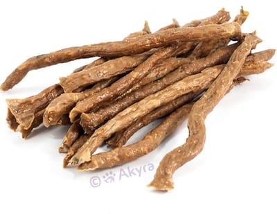 Akyra Sticks Zalm - Natuurlijk gedroogde hondensnack - 100 gram