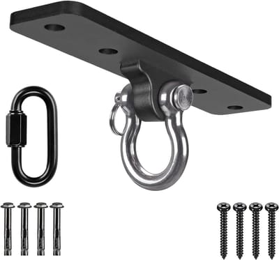 Hammock Swing Hanging Hardware Bevestigingsset voor Binnen en Buiten - Geschikt voor Stoelen, Yoga en Punching Bags