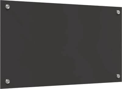 vidaXL - Keukenachterwand - Donkergrijs - 70 - x - 40 - cm - gehard - glas