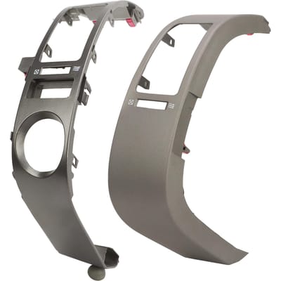 2 stuks auto dashboard ventilatierooster links en rechts centrale airco ventilatierooster voor Prius 2004 tot 2009 gray