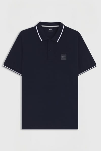 Boss Equestrian Paul Polo Patch Heren XL Sky Captain