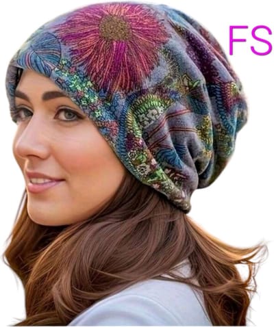 Frazimasho- Hoofddeksel - 2-1 bandana hijab dame tulband hoofddoek -zonder elastiek hoofddeksel Tulband en sjaal- rood - grijs