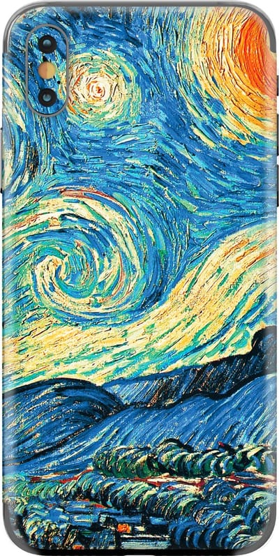 My Style Telefoonsticker PhoneSkin For Apple iPhone Xs The Starry Night