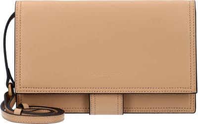 LIEBESKIND BERLIN Leren Schoudertas Lisa Calf Optic Crossbody Bag Sandy Beige